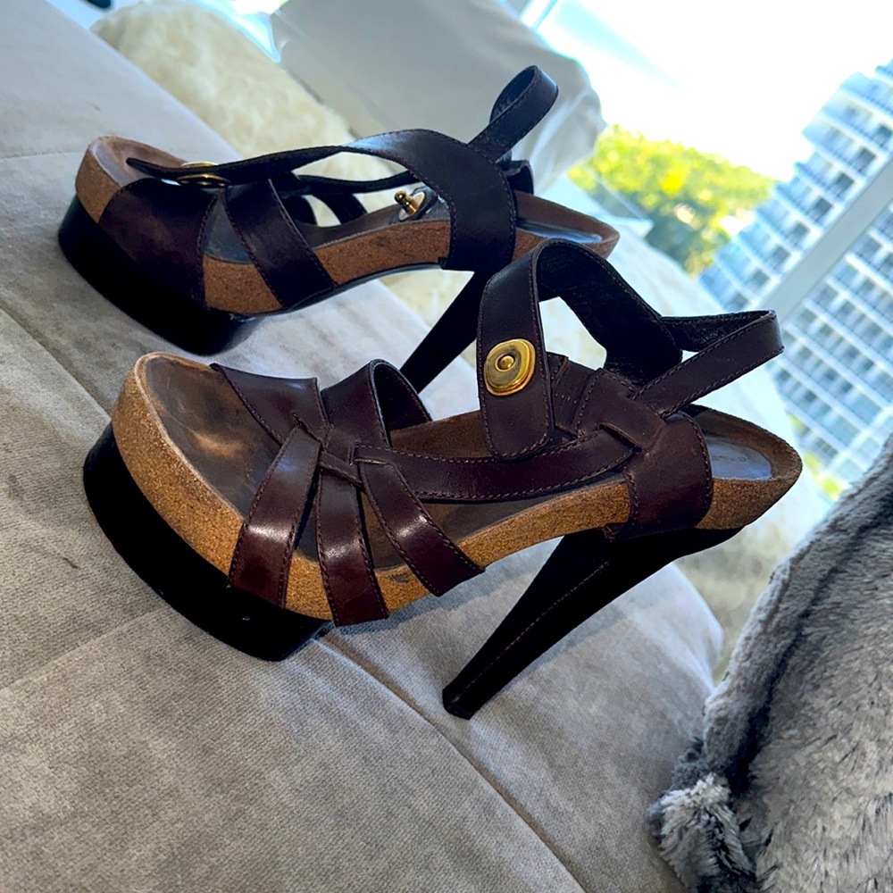 BALENCIAGA Birkenstock style sandals 38 1/2